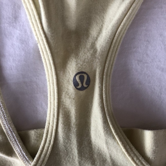 Lululemon Cool Racerback Tank In Lemon Yellow - Picture 5 of 7